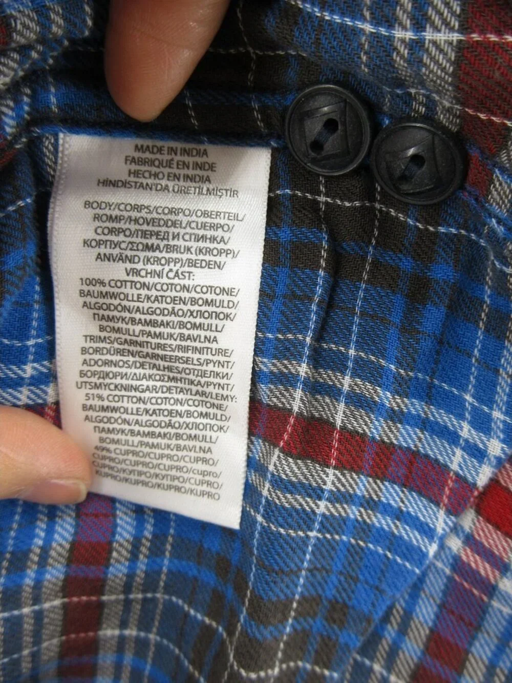 Polo Country Ralph Lauren Shirt 2XB Flannel Buffalo Plaid Tartan Lined